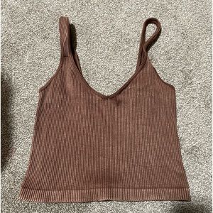Brown vintage tank top
